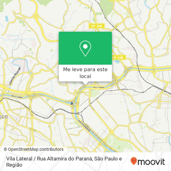Vila Lateral / Rua Altamira do Paraná mapa