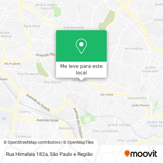Rua Himalaia 182a mapa