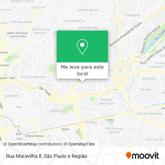 Rua Maravilha 8 mapa