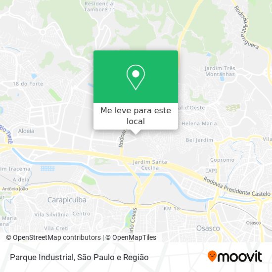 Parque Industrial mapa