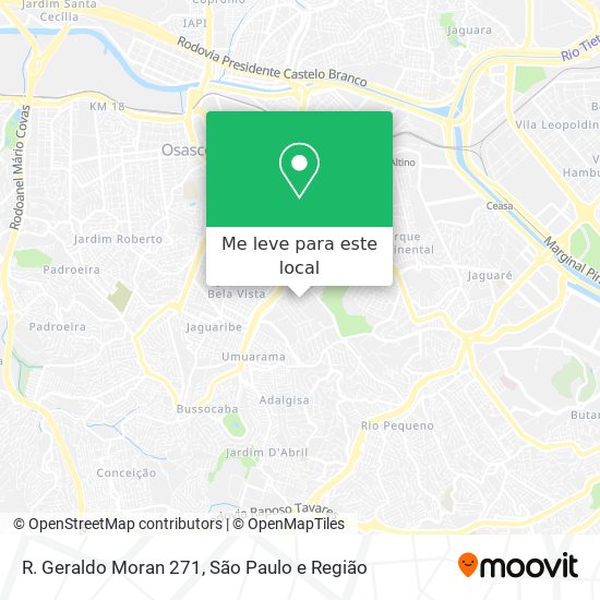 R. Geraldo Moran 271 mapa
