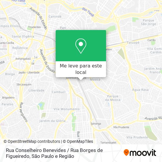 Rua Conselheiro Benevides / Rua Borges de Figueiredo mapa