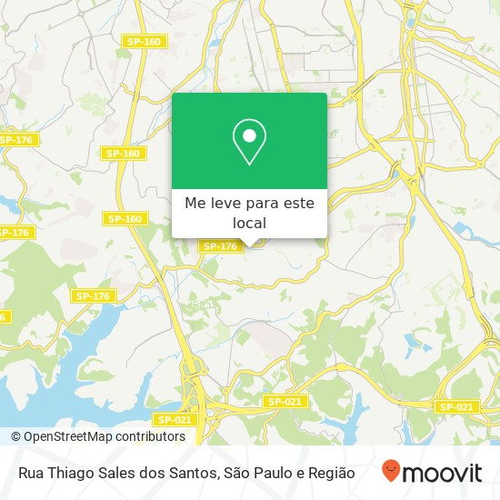 Rua Thiago Sales dos Santos mapa