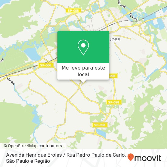Avenida Henrique Eroles / Rua Pedro Paulo de Carlo mapa