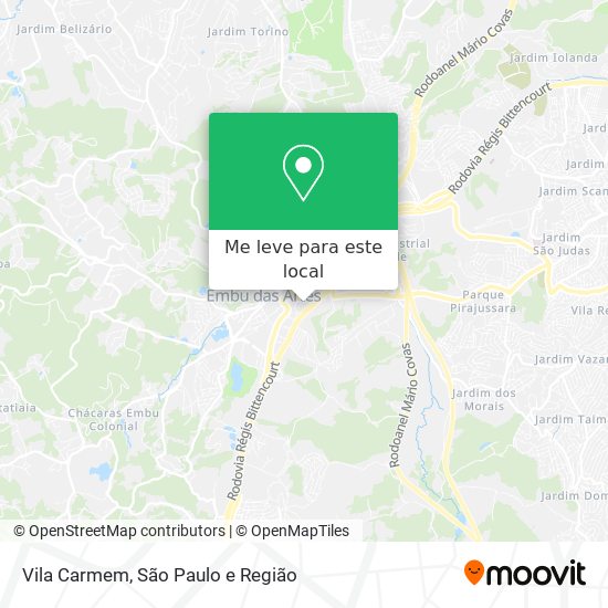 Vila Carmem mapa