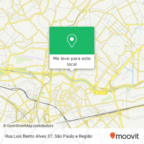 Rua Luis Bento Alves 37 mapa