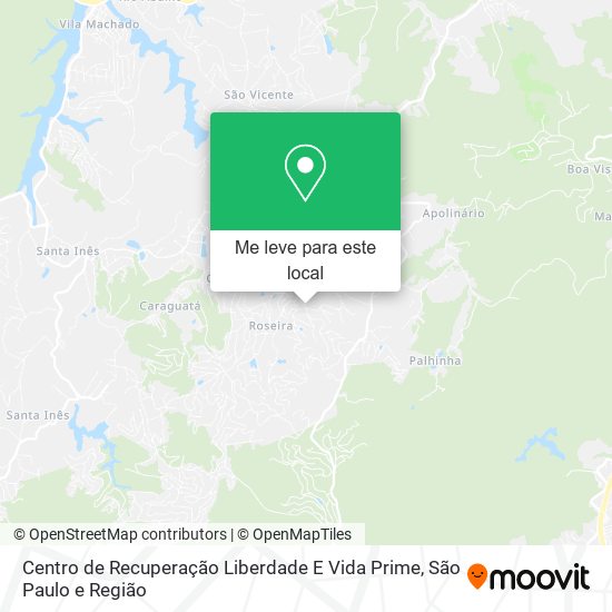 Centro de Recuperação Liberdade E Vida Prime mapa