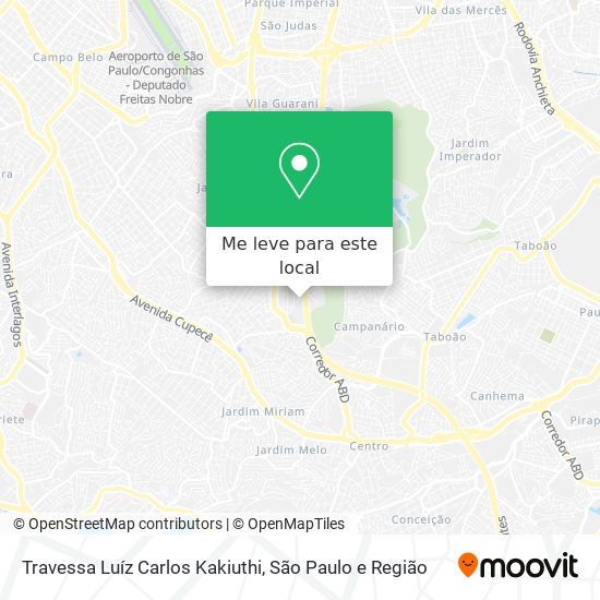 Travessa Luíz Carlos Kakiuthi mapa