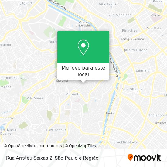 Rua Aristeu Seixas 2 mapa