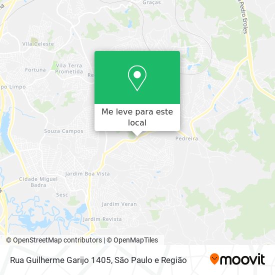 Rua Guilherme Garijo 1405 mapa