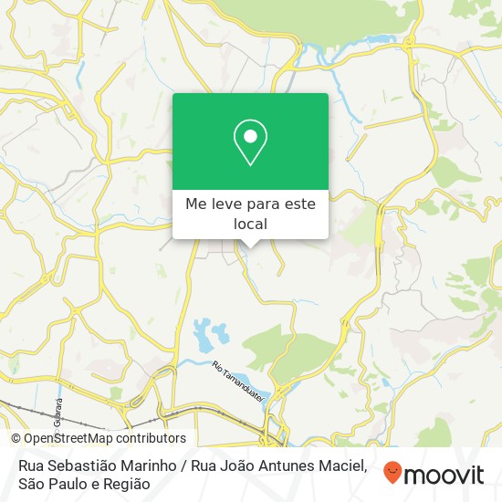 Rua Sebastião Marinho / Rua João Antunes Maciel mapa