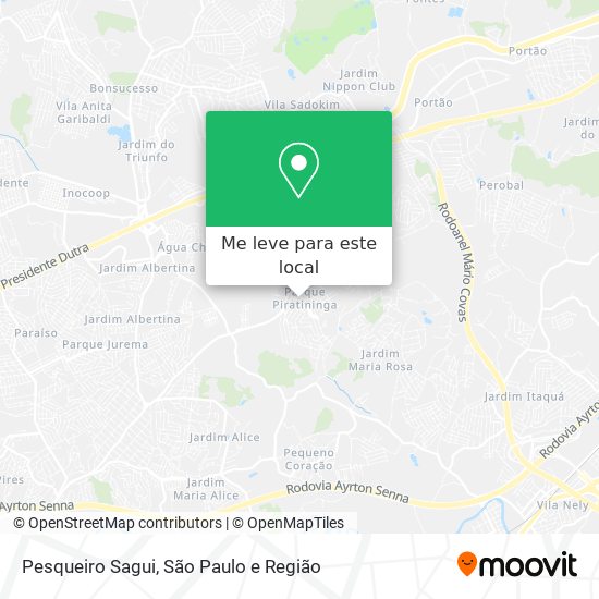 Pesqueiro Sagui mapa