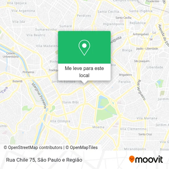 Rua Chile 75 mapa