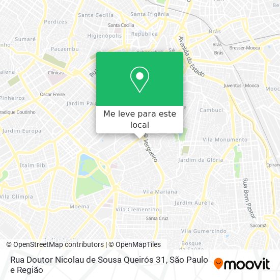 Rua Doutor Nicolau de Sousa Queirós 31 mapa