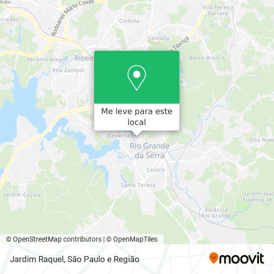 Jardim Raquel mapa