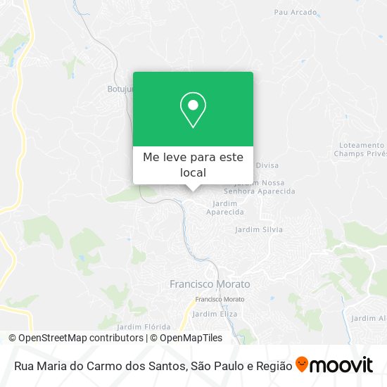 Rua Maria do Carmo dos Santos mapa