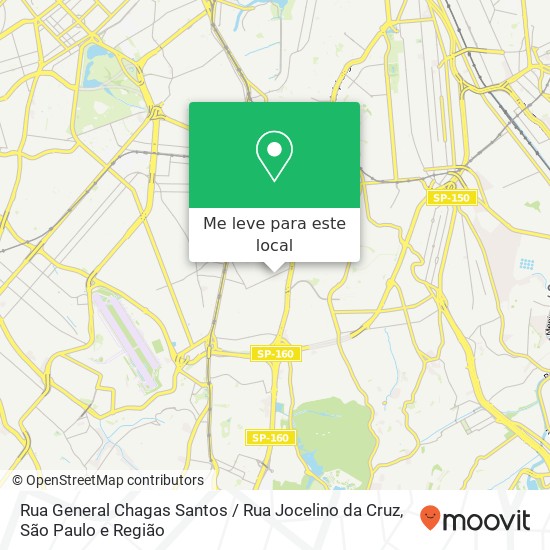 Rua General Chagas Santos / Rua Jocelino da Cruz mapa