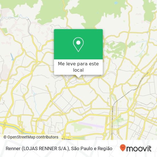 Renner (LOJAS RENNER S/A.) mapa
