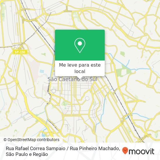 Rua Rafael Correa Sampaio / Rua Pinheiro Machado mapa