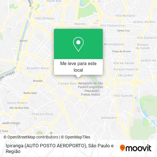 Ipiranga (AUTO POSTO AEROPORTO) mapa