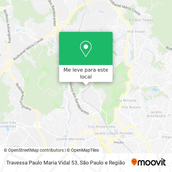 Travessa Paulo Maria Vidal 53 mapa