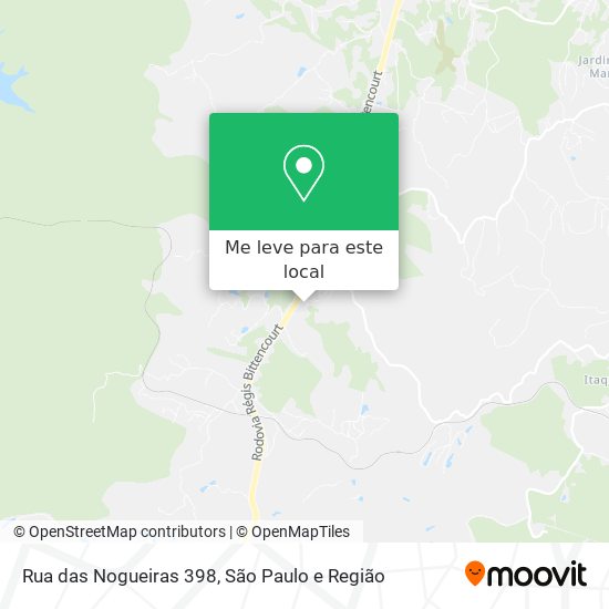 Rua das Nogueiras 398 mapa
