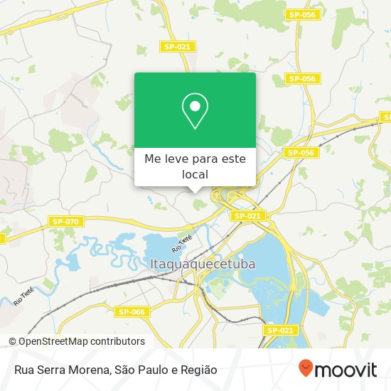 Rua Serra Morena mapa