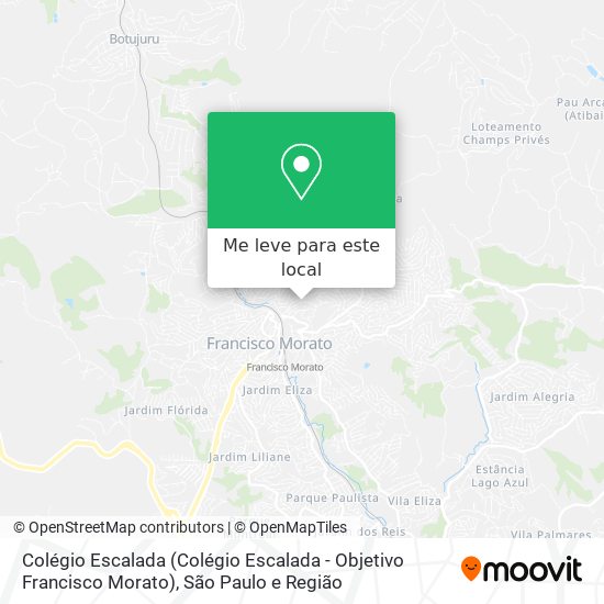 Colégio Escalada (Colégio Escalada - Objetivo Francisco Morato) mapa