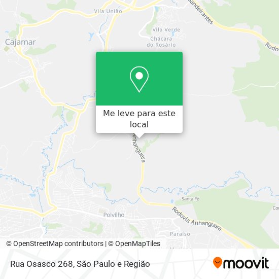 Rua Osasco 268 mapa