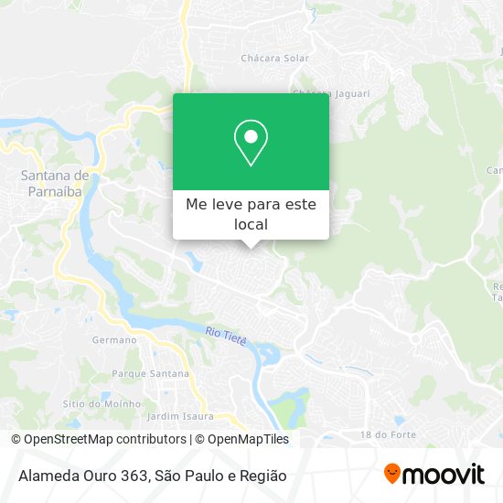 Alameda Ouro 363 mapa