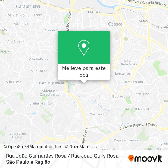 Rua João Guimarães Rosa / Rua Joao Gu Is Rosa mapa