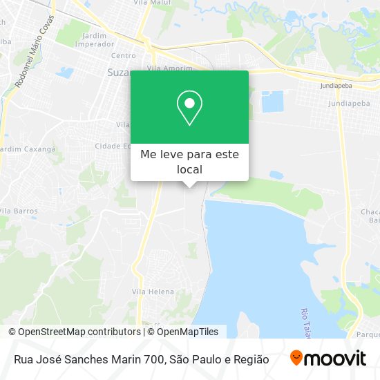 Rua José Sanches Marin 700 mapa