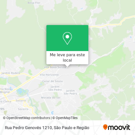 Rua Pedro Genovês 1210 mapa