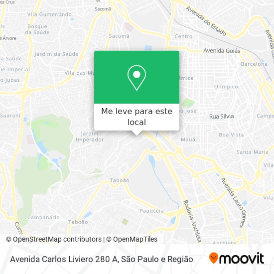 Avenida Carlos Liviero 280 A mapa