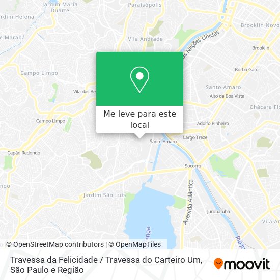 Travessa da Felicidade / Travessa do Carteiro Um mapa