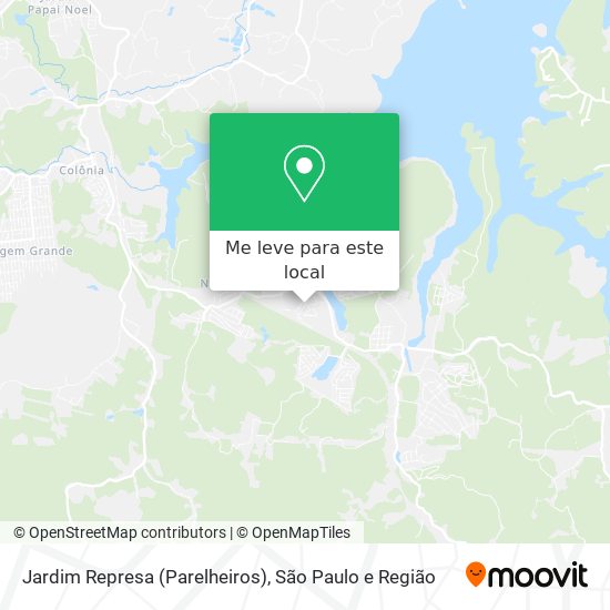 Jardim Represa (Parelheiros) mapa