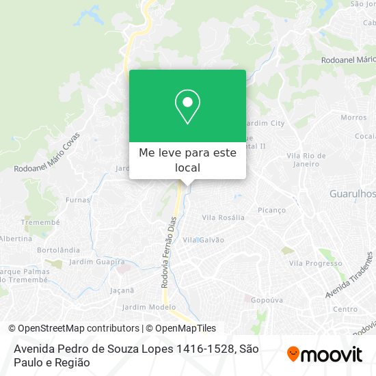 Avenida Pedro de Souza Lopes 1416-1528 mapa