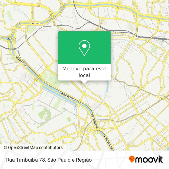 Rua Timbuiba 78 mapa