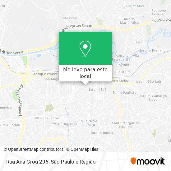 Rua Ana Grou 296 mapa