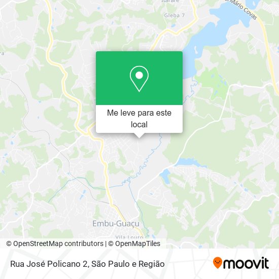 Rua José Policano 2 mapa