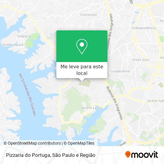 Pizzaria do Portuga mapa