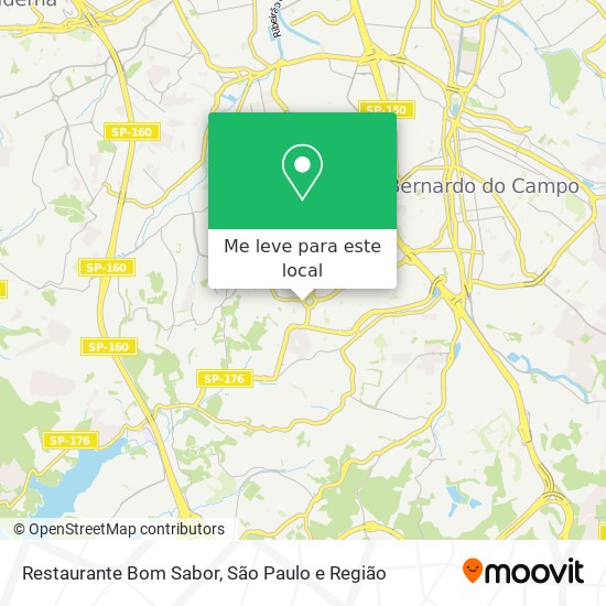 Restaurante Bom Sabor mapa