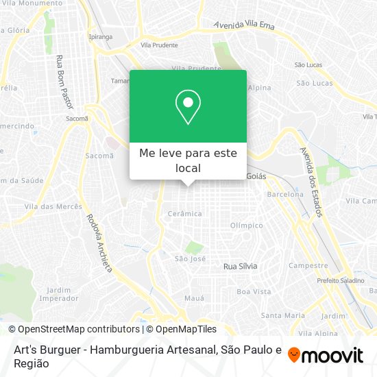 Art's Burguer - Hamburgueria Artesanal mapa