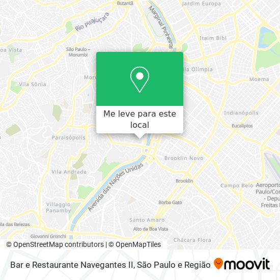 Bar e Restaurante Navegantes II mapa