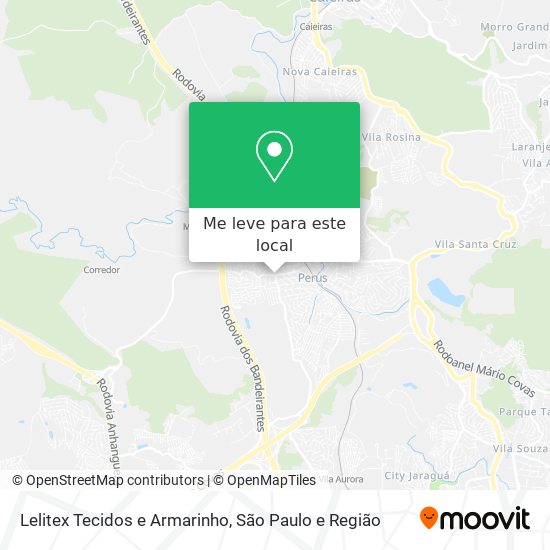 Lelitex Tecidos e Armarinho mapa