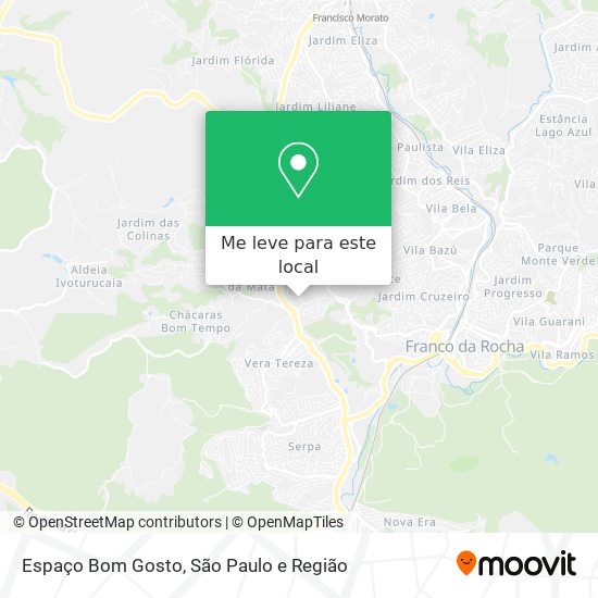 Espaço Bom Gosto mapa