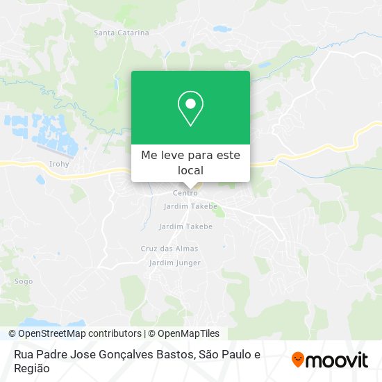 Rua Padre Jose Gonçalves Bastos mapa