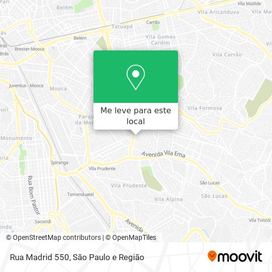 Rua Madrid 550 mapa