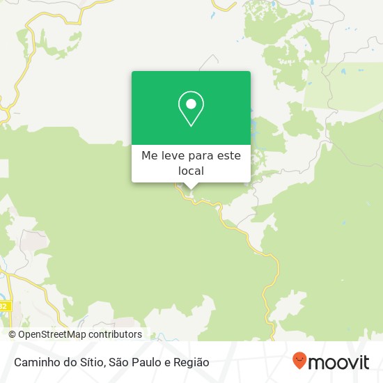 Caminho do Sítio mapa