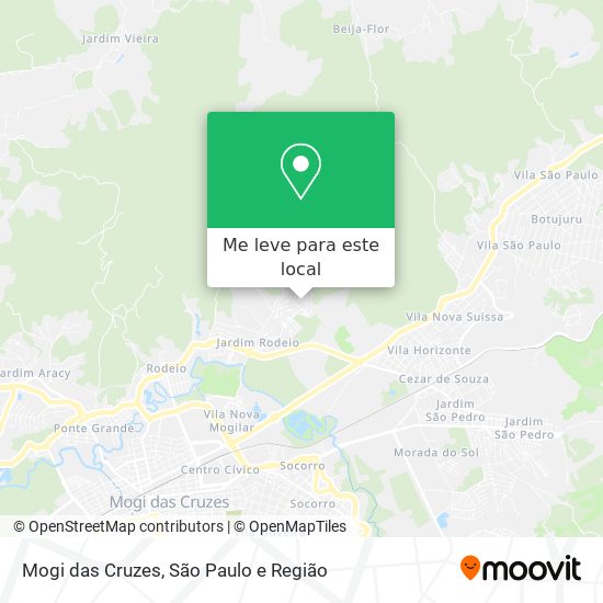 Mogi das Cruzes mapa